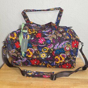 Vera Bradley Miramar Weekender in Colorful Bouquet NWT